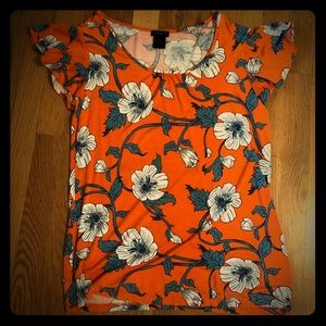 Bold floral top